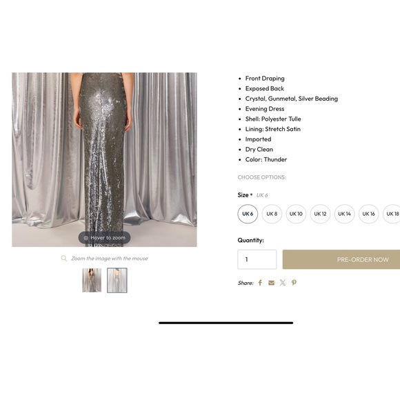 Jenny Packham Hero Crystal-embellished sequined tulle halterneck gown - Picture 5 of 5